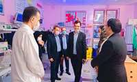 بازدید معاونت محترم درمان از بخش های درمانی 